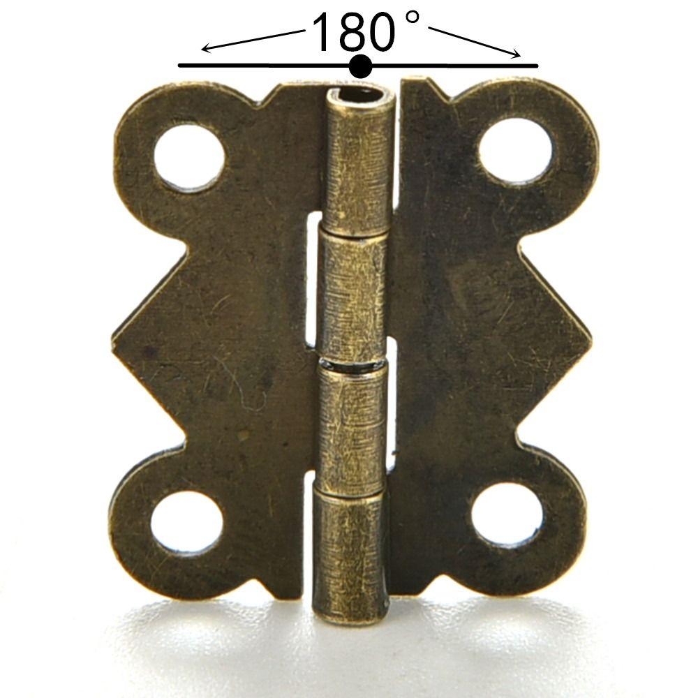 10Pcs Vintage Jewellery Box Hinge Decorative Butterfly Door Hinge Cabinet Butterfly Hinge Furniture