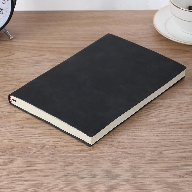 7 Colors A5 Ultra-thick Soft Leather Synthetic Notebook for Office/business/study Waterproof and Wear-resistant Notebook