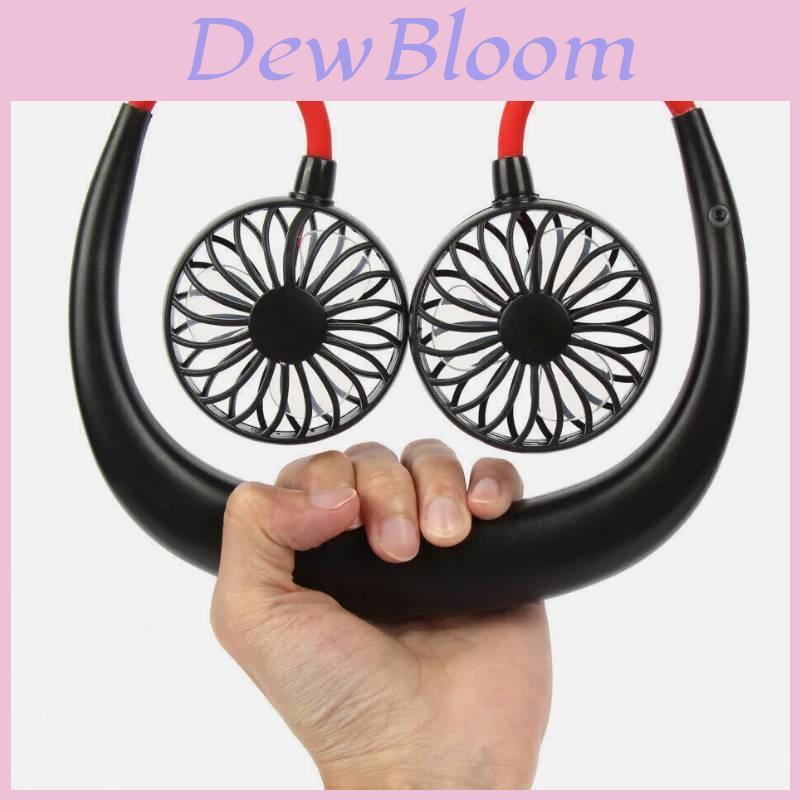 Portable Neck Fan Usb Rechargeable Mini Fan Lightweight Hands-free Design For Hot Days