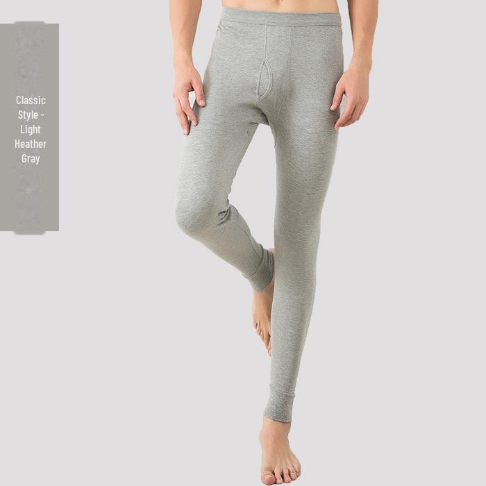 Set de haine de toamnă pentru bărbați: Pulover și Pantaloni din Bumbac Ușor - Articole Termice pentru Vârsta Mijlocie și Persoane Vârstnice