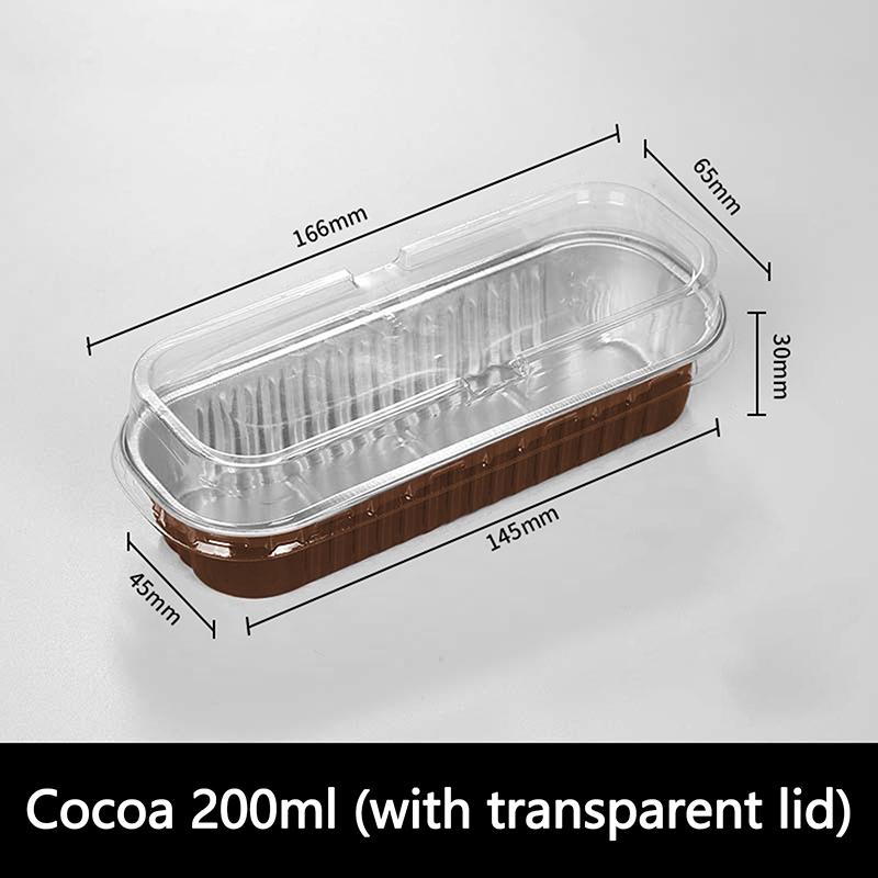 10Pcs Mini Loaf Pans With/Without Lids Rectangle Aluminum Foil Baking Pans Reusable Mini Bread Containers Muffin Tins