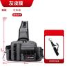 Multi-Compartment Fishing Waist Pack With Rod Holder Waterproof Nylon Tackle Bag Freshwater Saltwater Lure
