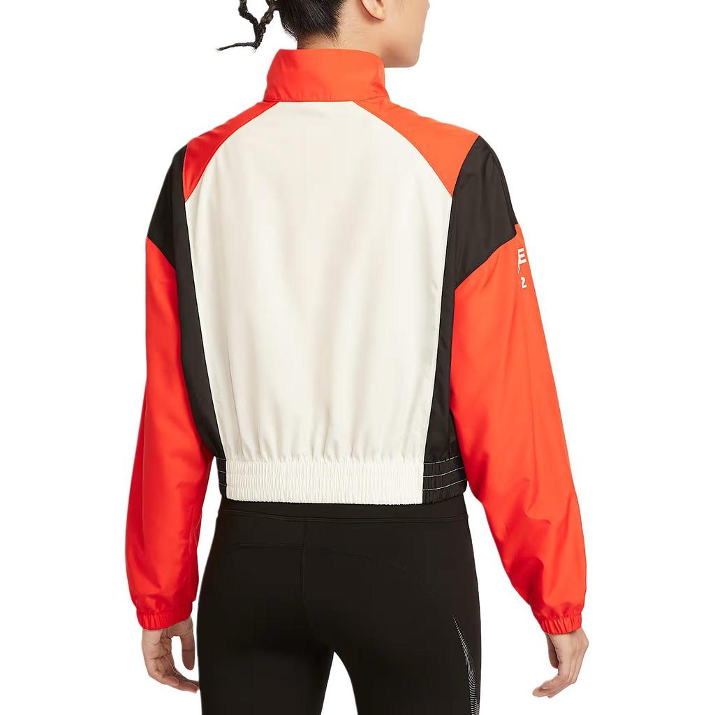 Nike Giacche Sportive Donna Vela Bianco/Rosso Passione/Nero Collo Alto Moderato Altro IH8479-133