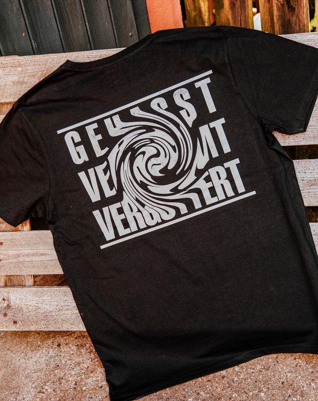 

Gehasst, Verdammt, Vergöttert Swirl (30th Anniversary Edition)T-shirt Retro Fashion Unisex Short-sleeved Top High Quality tee 4XL