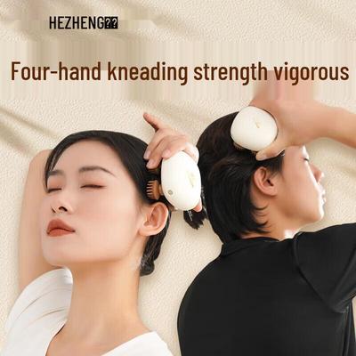 HEZHENG Cute Cat Claw Wet & Dry Scalp Massager CN Plug (adapter Included)