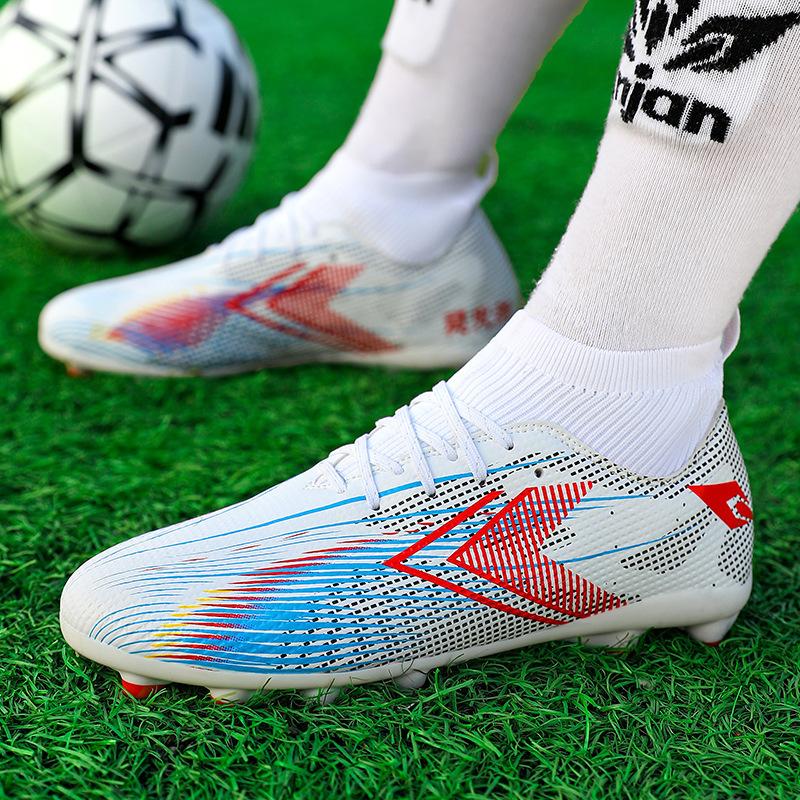 World Cup Kids Soccer Boots Men's Teenage Students Women's TF Broken Nails AG Spike Competition Training Sneakers