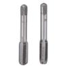 2Pcs Straight Flute Tap High Speed Steel   Hand Flute Tap Standard Screw Tapping Tool