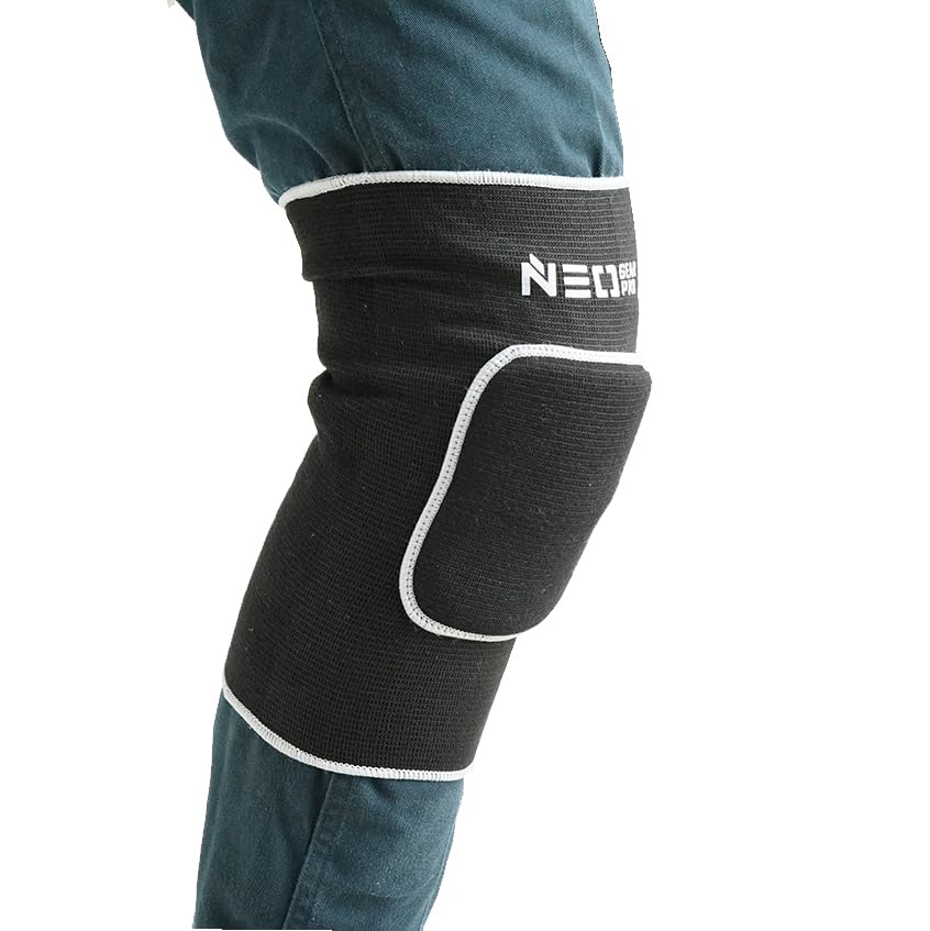 Chichplan NEOGEARPRO Ambidextrous Knee Soft Knee Pads with Rubber Fits Over 1 Pair Both One Size Fits All Pads, Fit, Support-Style Non-Slip Interior,