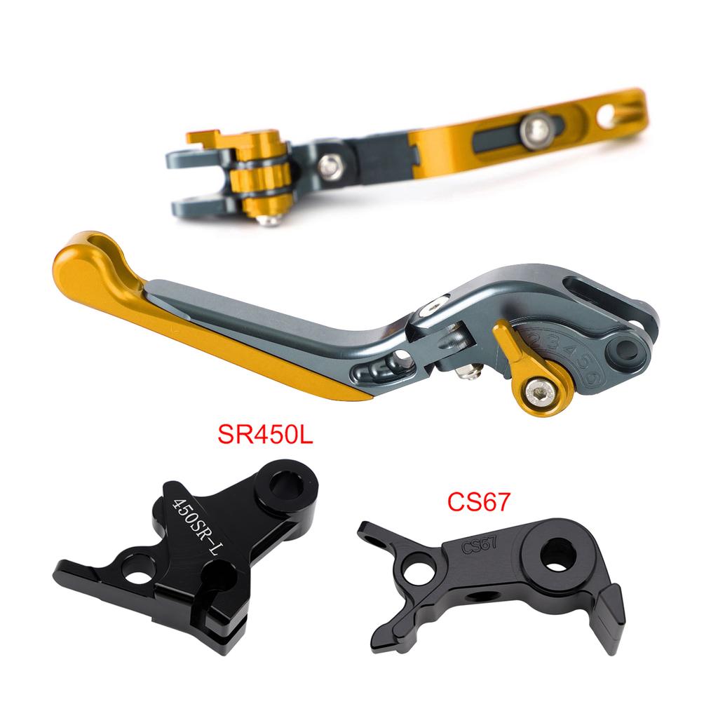 Verstellbarer Kupplungsbremshebel passend für VOGE DS900X 900DSX 2024-2026 Gold