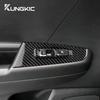 Real Soft Carbon Fiber Sticker For Kia Sportage 2017 2018 2019 2020 2025 LHD RHD Car Front Rear Door Window Llift Panel Trim
