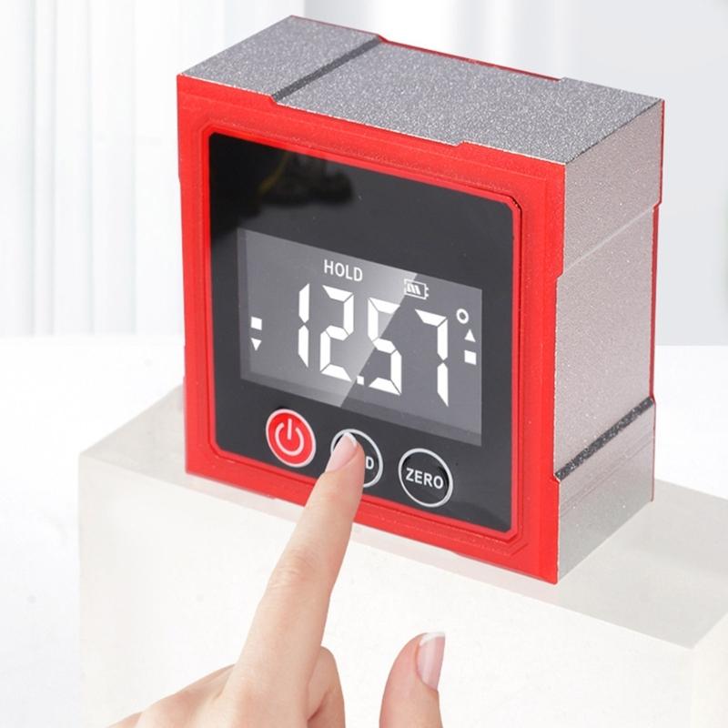 Digital Inclinometer With High Precisions Sensors ABS Aluminum Design For Engineers DIY Projects Angles Gauge