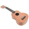 Ukulele 21in Mahogany with Closed Knob Nylon Bag Musical Instrument for BeginnersNatural Color