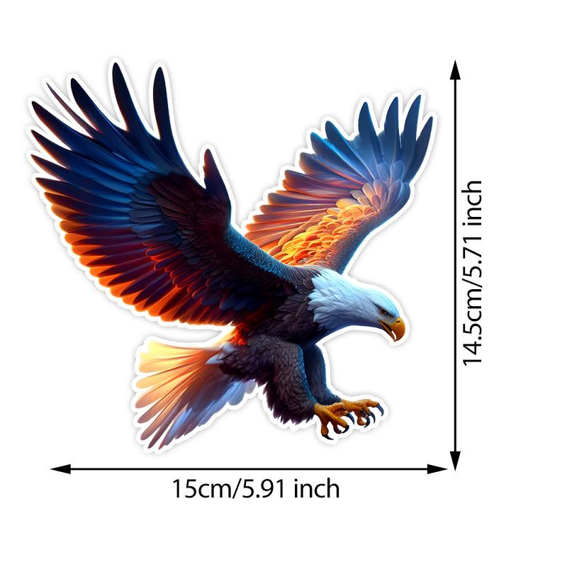 

Car Stickers Domineering Eagle Waterproof Vinyl Decals Auto Body Window Bumper Decor Motorcycle Helmet Stickers TM127 A-15cm Longest Side