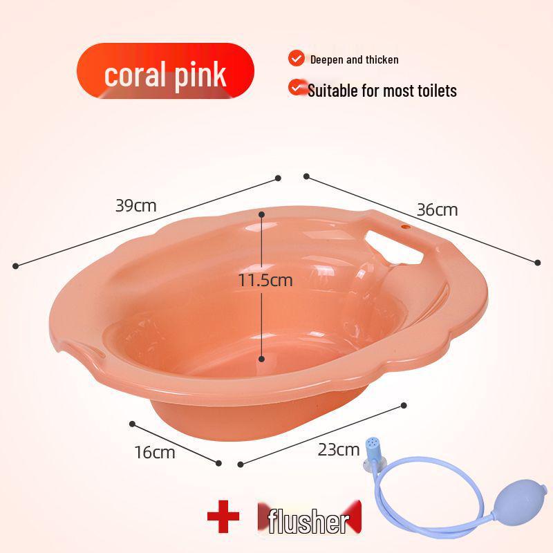 Poporodowa i dla osób starszych miska do mycia bidetowego na hemoroidy i do higieny