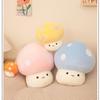 Cute Mushroom Plush Pillow, Cartoon Spotted Mushroom Stuffed Doll, Soft Sleep Toy Sofa Decor Cushion Multi-Color