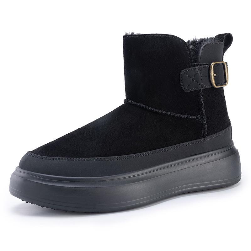 Women’s Outdoor Snow Boots with Fleece Lining – Comfortable, Warm, Versatile, and Stylish 35