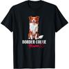 Cute Mama Mom Red Border Collie Lover T-Shirt