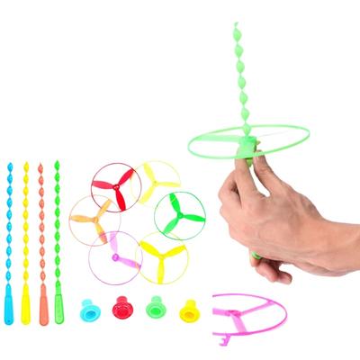 5 uds. Juguete Divertido para Jugar al Aire Libre Deportes Niños Hecho a Mano Libélula Giratoria Juegos de Volar Juguetes de Verano para Niños al Aire Libre