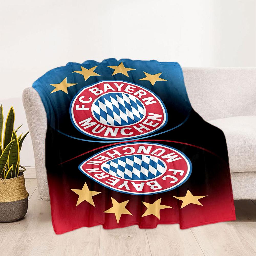 Bayern Munich Blanket Warmthful Decor Great for Office Chair Sofa Bedding All-Season Use Stylish Decor Ideal Gift For Birthday Valentine'S Day