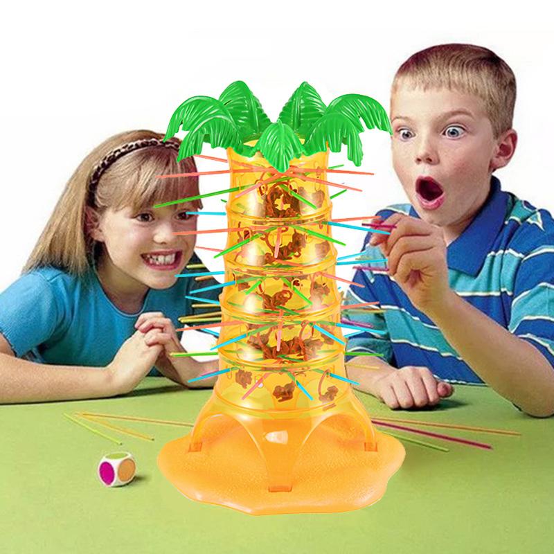 Affenkletterbaum-Spiel für Kinder, interaktives Gleichgewicht, Tischplatte, Brett, Eltern-Kind-Party, Affen-Down-Spiel, lustiges Spiel, pädagogisches Spielzeug, Geschenk