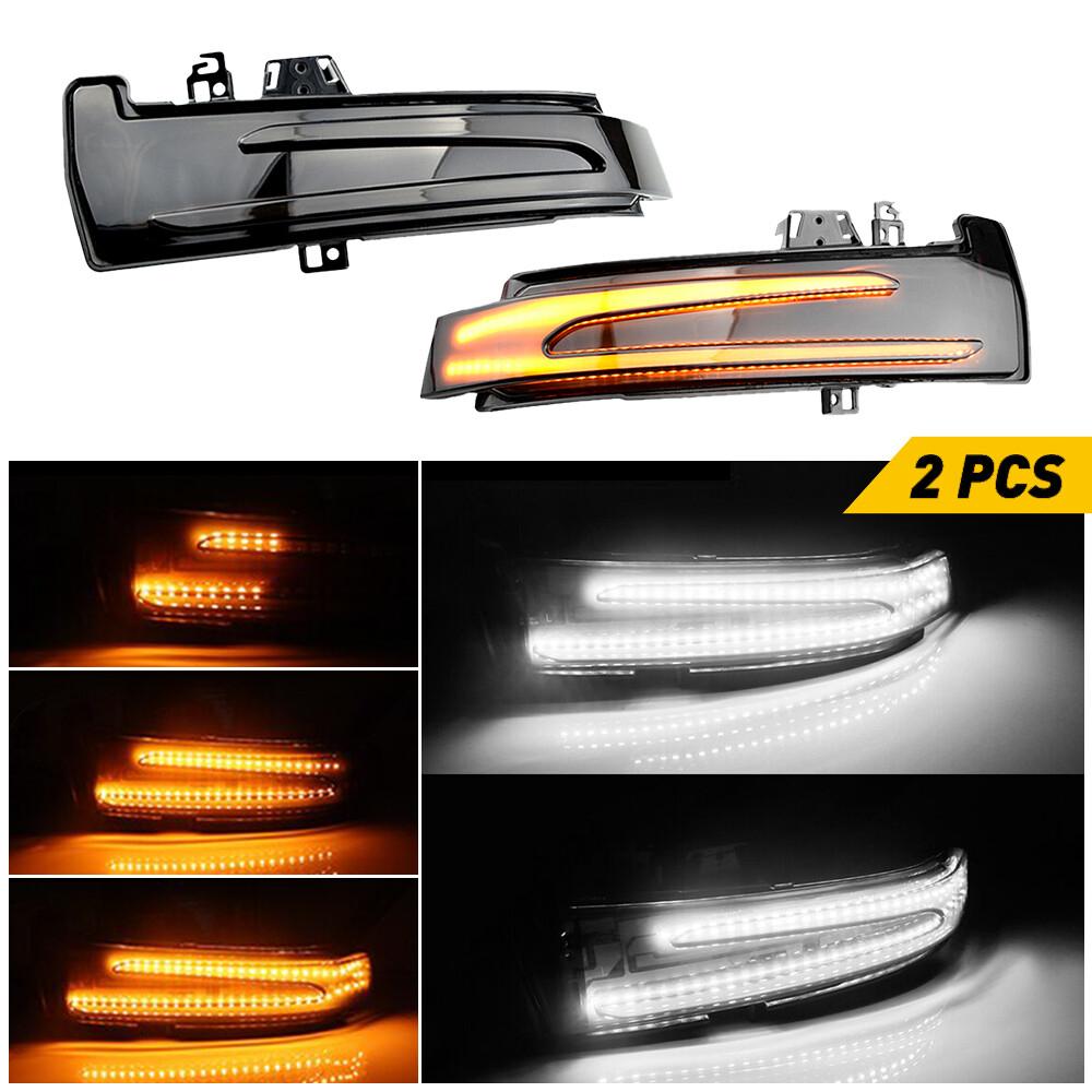 2x Sequential LED Side Mirror Turn Signal Light For Benz A2129067401 A2129067501