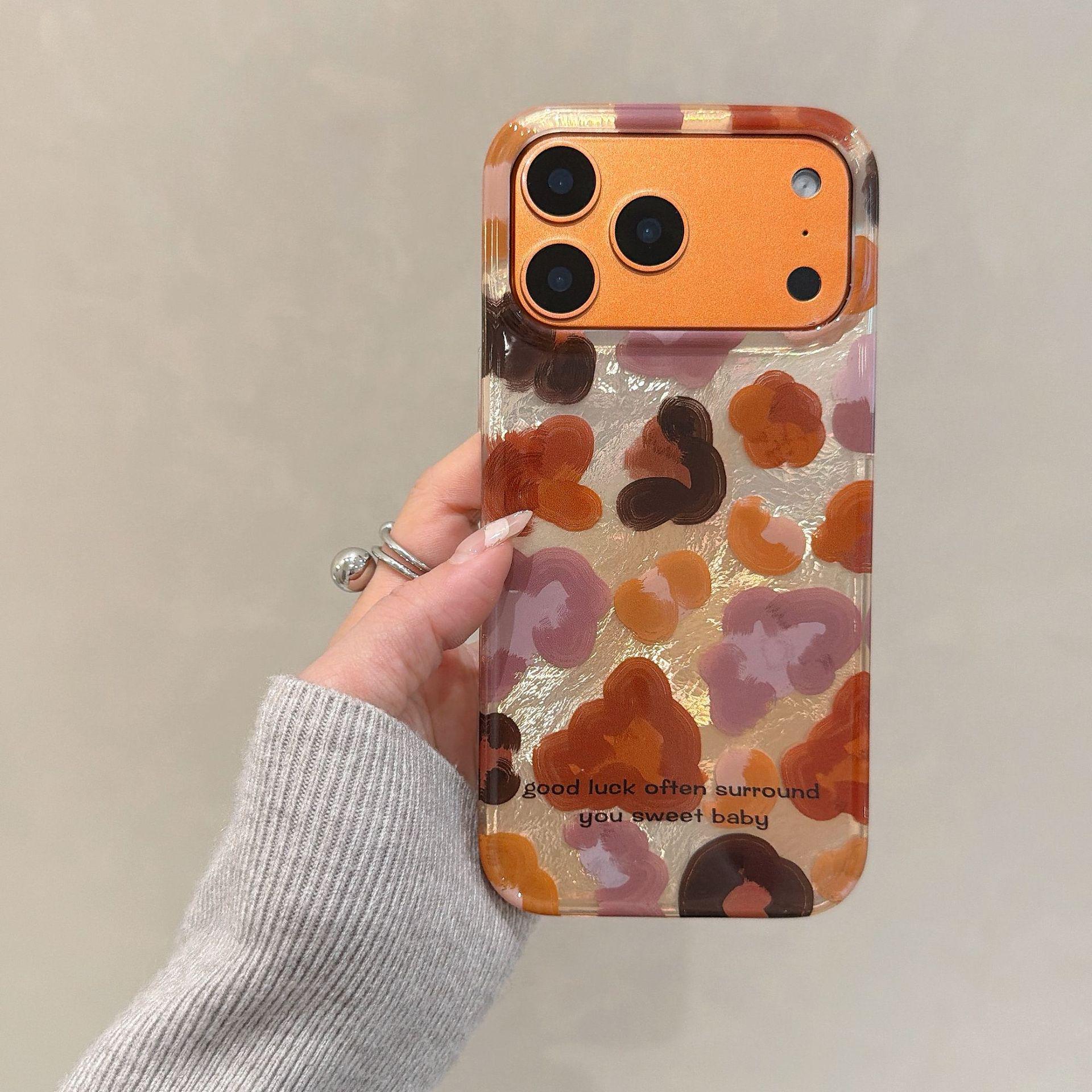 

Custom Retro Graffiti Leopard Print Case with Lanyard for iPhone 17 Pro Max iPhone 14 Pro Max