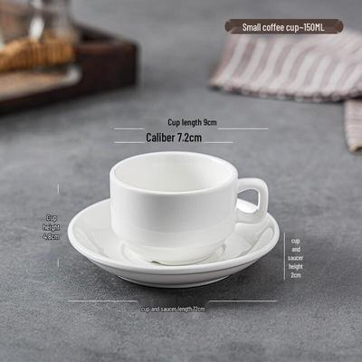 Ding Le Retro Ceramic Coffee Cup & Saucer Set