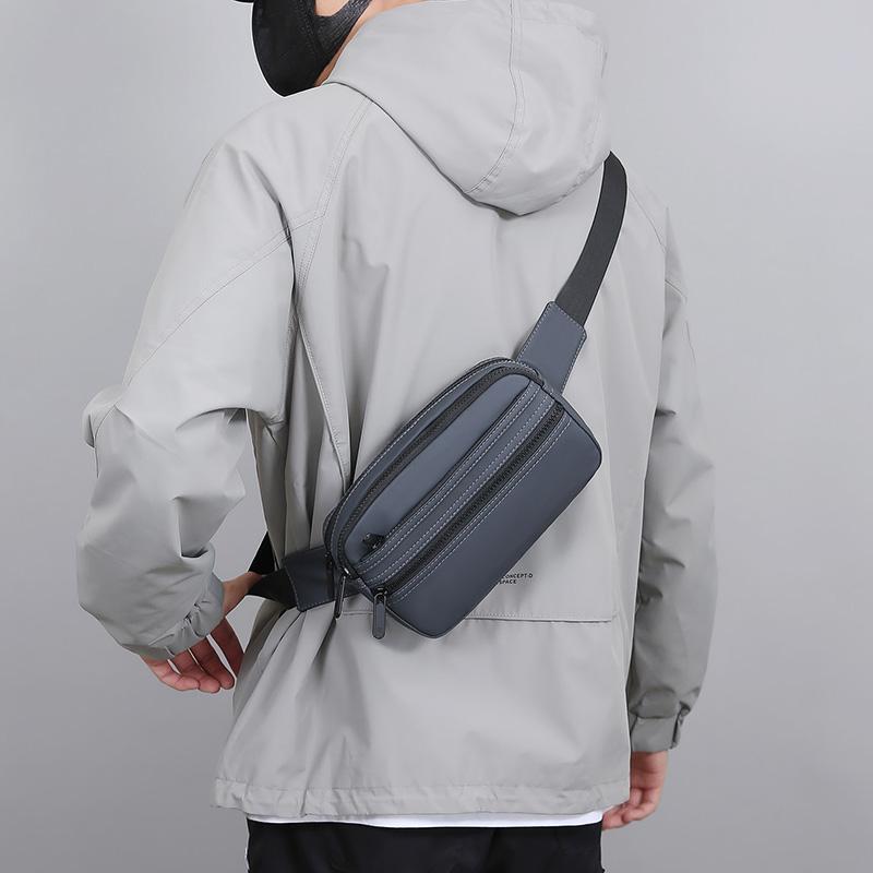 Men's Waist Bag Chest Bag Multi-Functional Shoulder Crossbody Bag