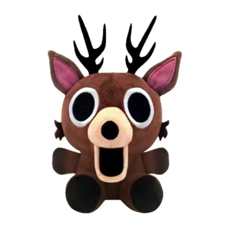 99Nights Horror Game Merchandise: Reindeer Plush Toy; 99Nights Party Reindeer Stance Plush Toy