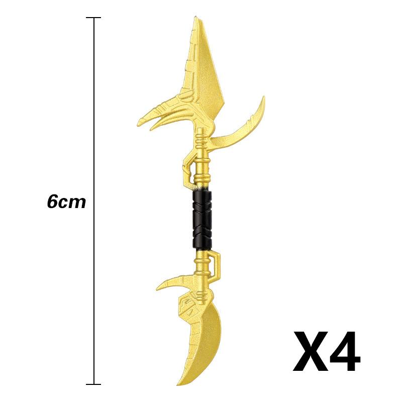 Medieval Figure Weapons Accessories Kits Building Blocks King Sword Lion King Shield Trident Battle Double-edged Axe Brick Toy