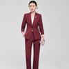 Goddess Style Professional Women's Slim-fit Long-sleeved Suit Set for Spring, Autumn, Winter 2024