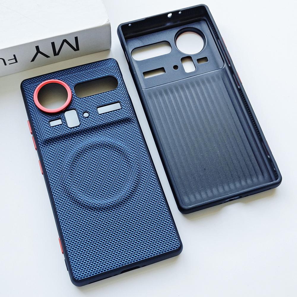 Magnetic Ring With Red Circle Lens Heightened To Protect the Case For ZTE Nubia RedMagic Z80 Ultra Z70 Z70s Ultra Slim Cover