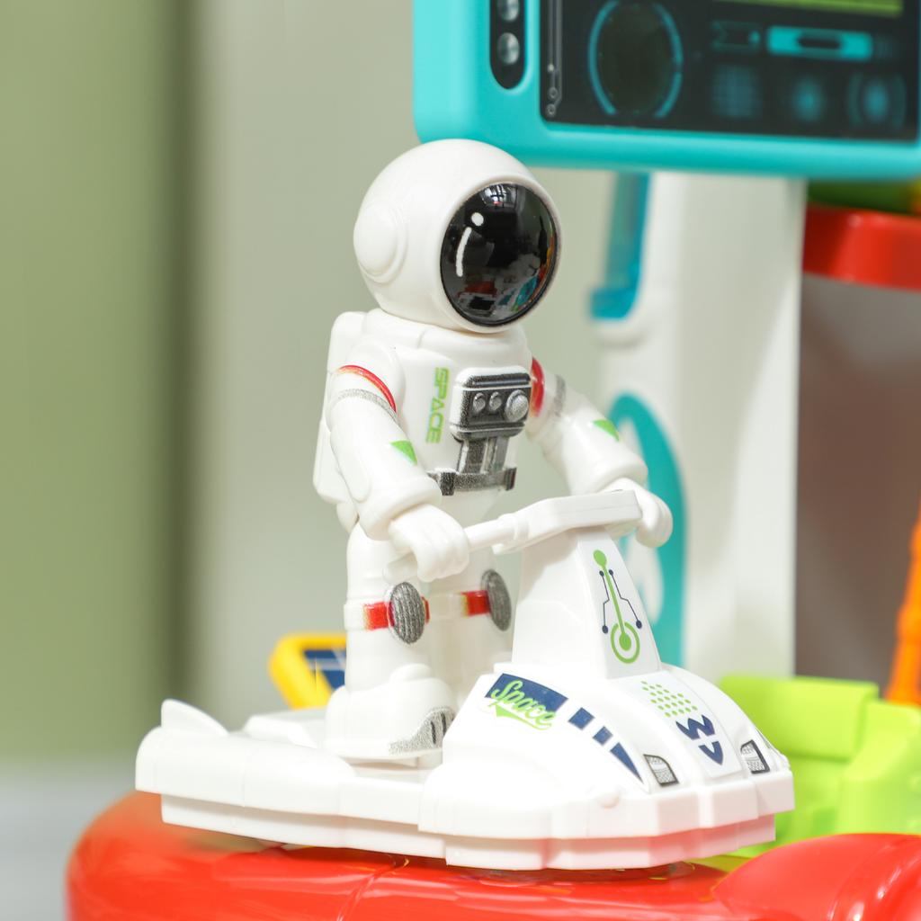 Toy Workbench with 21 Pieces with Space Theme with Sounds and Lights, in PP and GPPS, 45.5x24x52.5 cm