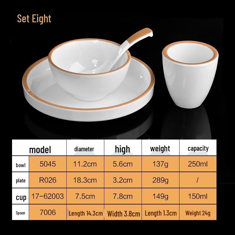 Yishuxiang Commercial Melamine Tableware Set