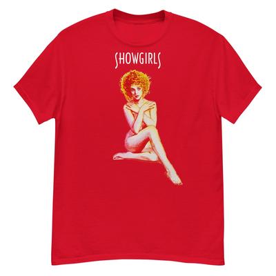 Showgirls Japanese Poster Art Red Fan T-shirt