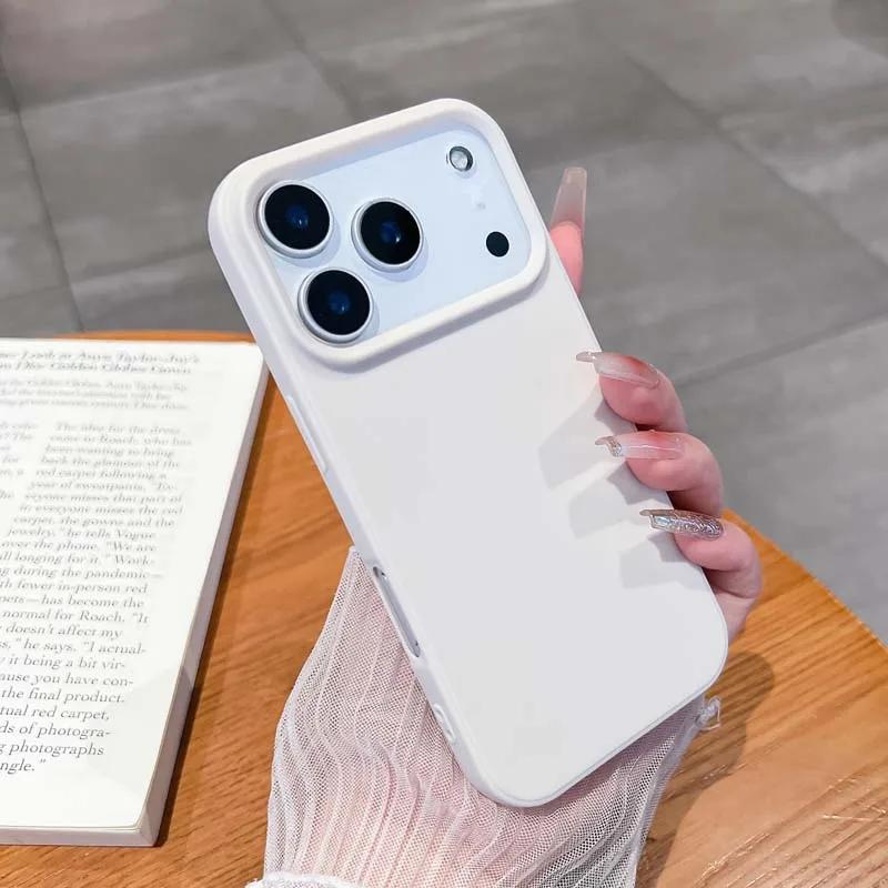 Luxury Matte Candy Color Silicone TPU Skin Feel Soft Case for IPhone 17 Air 16E 15 14 13 Pro Max Stain-Resistant Anti-Fall Cover