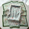 Fashion Imitation Silk Square Scarf For Women Floral Printed Scarves Bandanas Luxury Hijab Neckerchief Elegant  Shawl Wraps