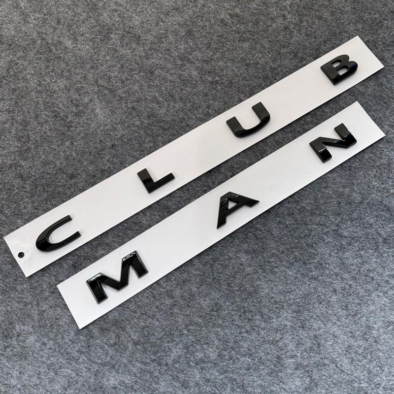 3D ABS Auto Znaky Logo CLUBMAN Znak Zadní Kufr Znaky Samolepky Pro BMW MINI COOPER S D JCW Samolepka Příslušenství