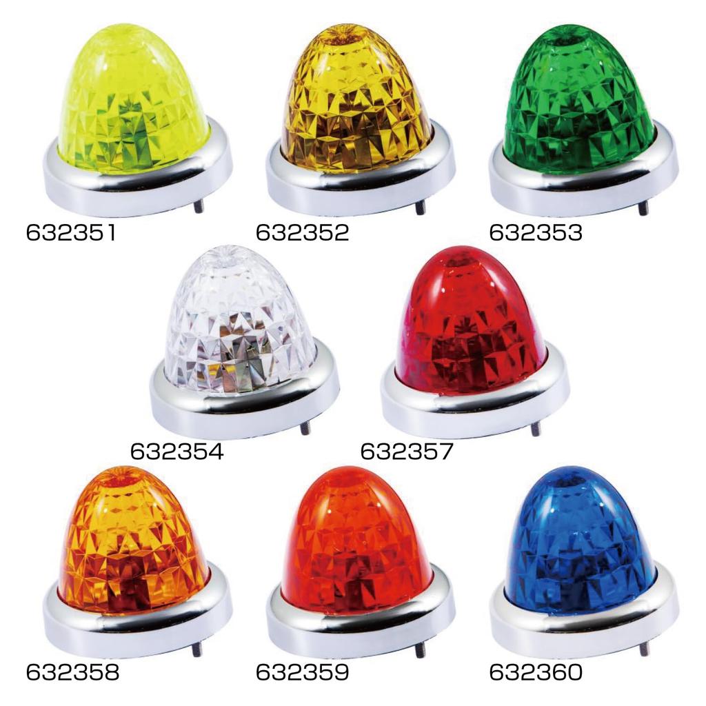Jet Inoue 632351 Truck Marker Lamp, Truck Marker Lamp, 8 Colors, Bus Marker Lamp,