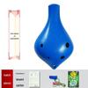 6-Hole Alto C Key Long-Mouth Ocarina, Resin Plastic, Drop-Resistant, Perfect for Students