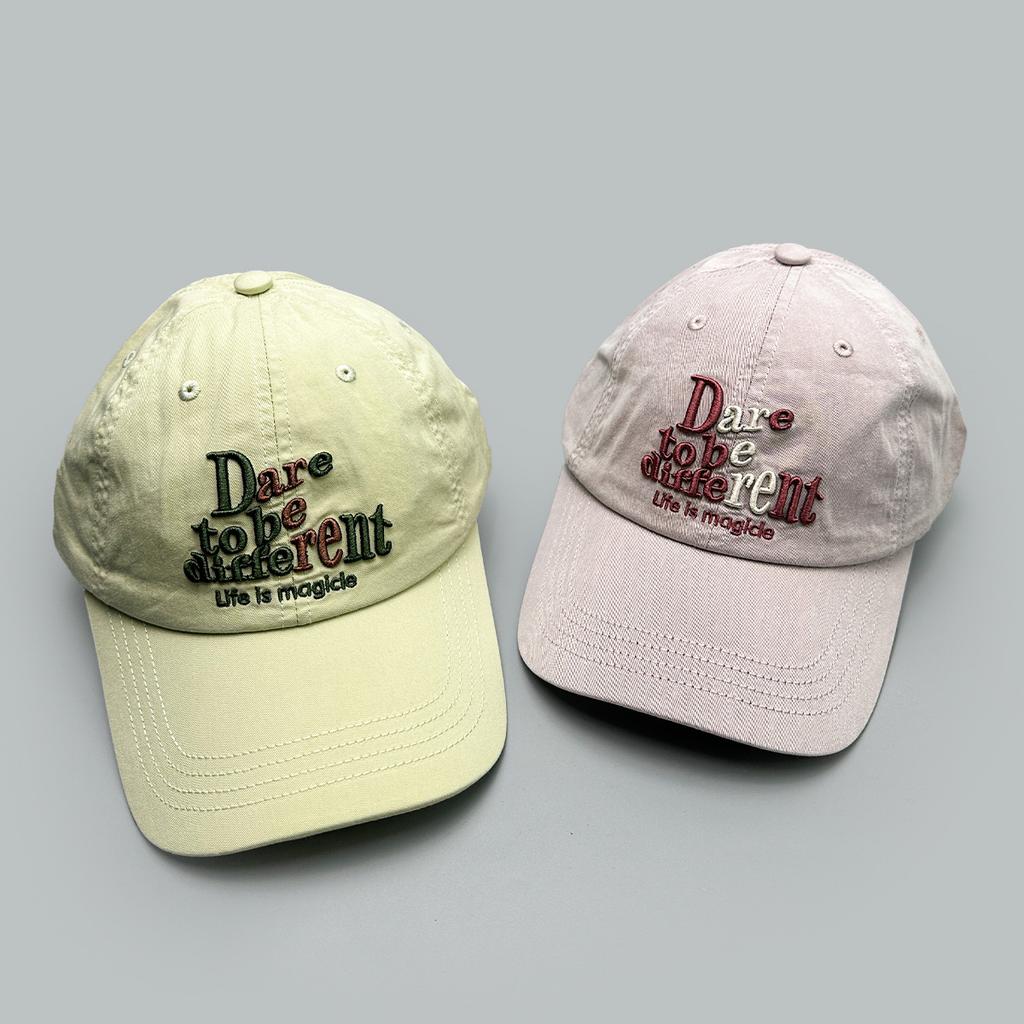 Spring And Summer Fashion Three-Dimensional Letter Embroidery Baseball Cap Men'S And Women'S Sunshade Casual Versatile Cap