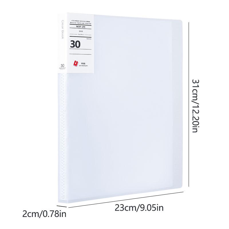 A4 Semi Transparent PP Brochure, Multiple Page Sizes To Choose From, Classified Insert Folder, Conference Document Organization,