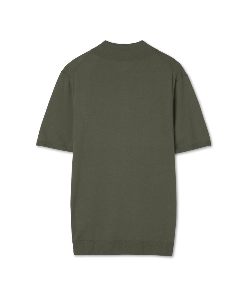 MAN ON THE BOON Polo Knit T-Shirt Olive