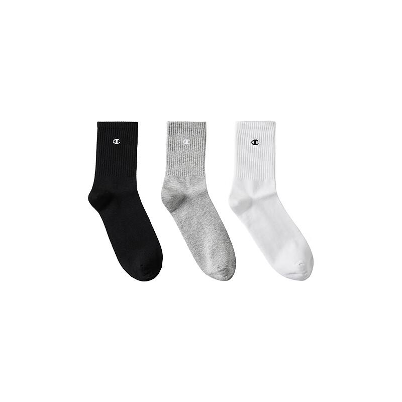 Champion Unisex Solid Color Breathable Crew Sports Socks