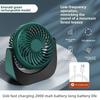 Air Turbo Tech Mini Portable Desk Fan Energy-Saving USB Rechargeable Fan  Outdoor