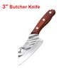 Hand Forged Pocket Knife Meat Vegetable Fruit Kitchen Knives Wood Handle Butcher Boning Knife Chef Slicing Knife Stainless Steel