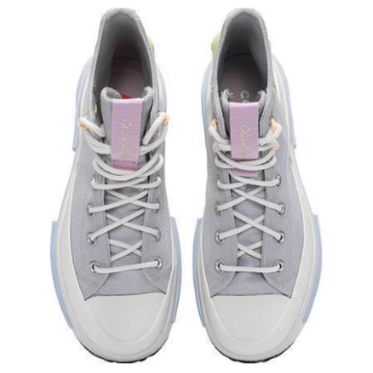 Converse Run Star Hike High Top Canvas Shoes Unisex Sneakers Gray A07609C