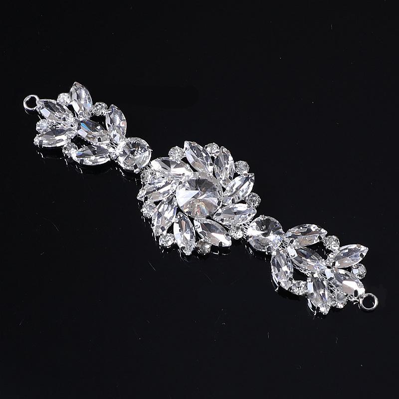 1PC Sew-On Trim DIY Marquise Teardrop & Round for Clothes Shoes Bags Belt Sash Appliques Glitter Wedding Dress Rhinestone Chain