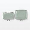 MUJI Collection Case with Selectable A5 Moss 265mm W X 155mm H X 25mm D Pockets, Slim, Green, Approx. (NDG50A4S)