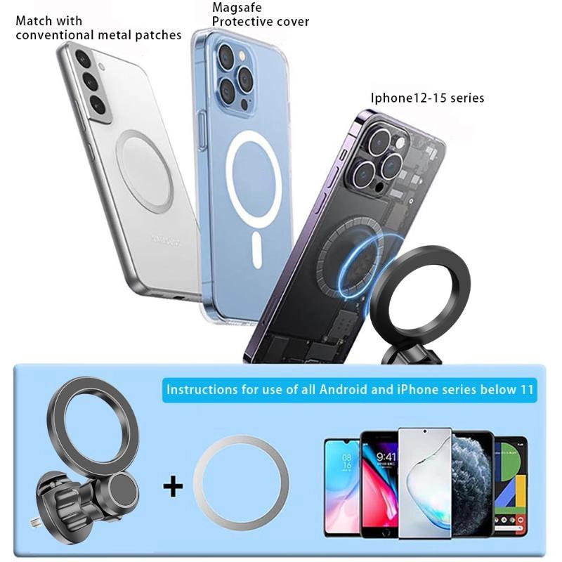 1 kus 17mm/0,67 palce kloubová kulová hlava Super silné magnety Magnetický držák do auta základna pro Magsafe pouzdra Telefon 16 15 14 13 12 série